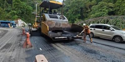 Kementerian PU Perkuat 901 Titik Lereng Lembah Anai Digarap oleh PT Hutama Karya Infrastruktur Senilai Rp460,4 Miliar